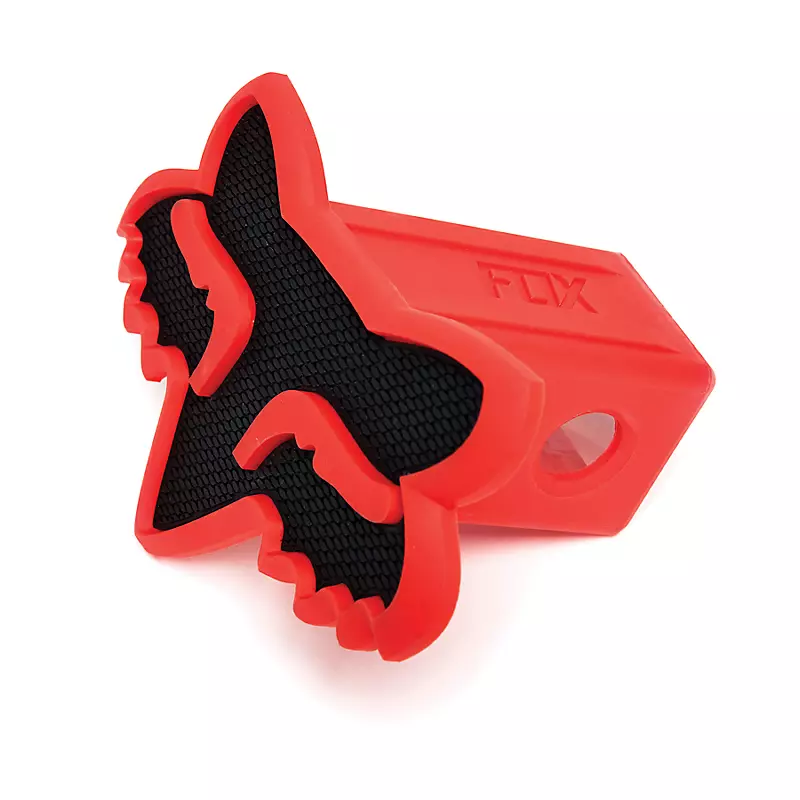 FOX TRAILER HITCH COVER [BLK/RD] NS