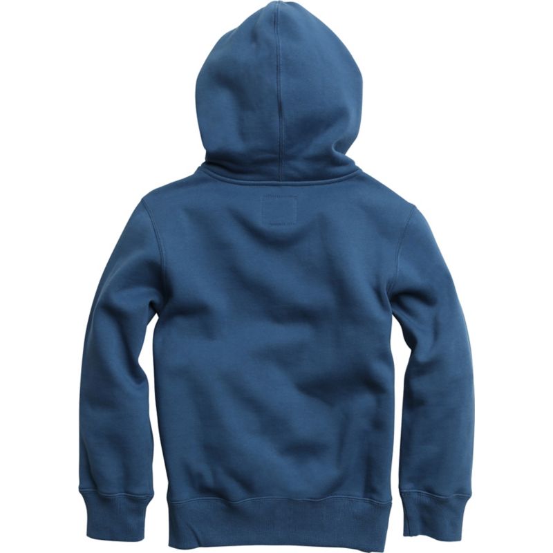 YOUTH LEGACY MOTH ZIP FLEECE [DST BLU] YS