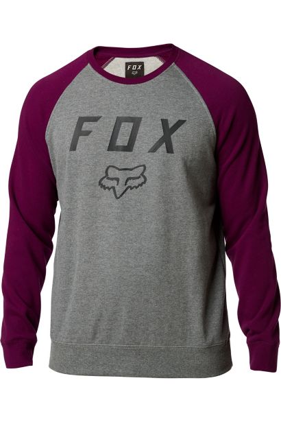 LEGACY CREW FLEECE [DRK PUR] S