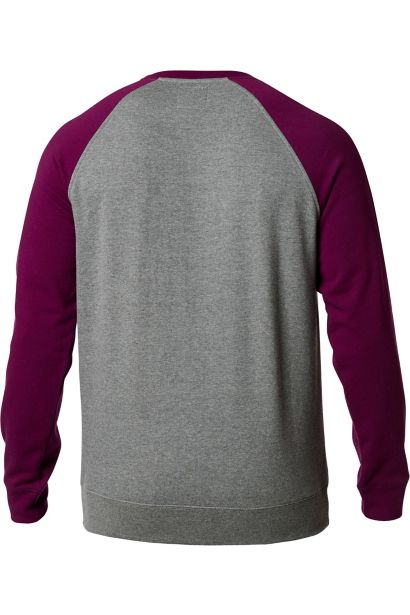 LEGACY CREW FLEECE [DRK PUR] S