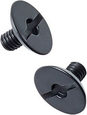 MX18 WHIT3 HELMET VISOR SCREWS [MT BLK] OS