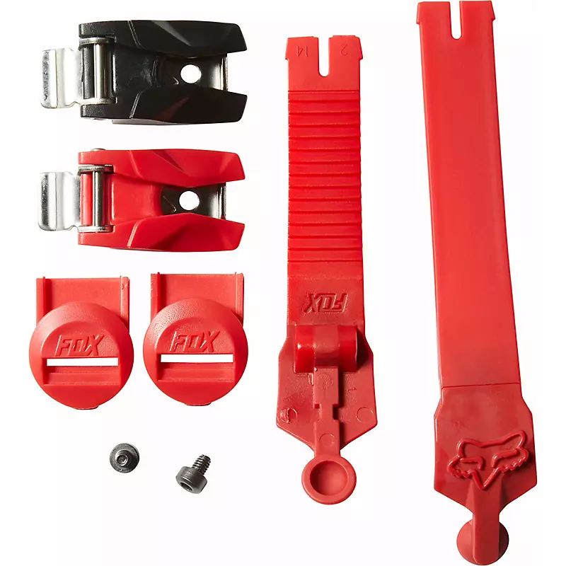 Fox Racing MX Spare Parts 180 Strap Kit Buckle Strap Pass Red NS 21502 