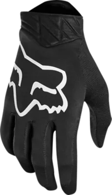 Guantes motocross fox airline color naranja