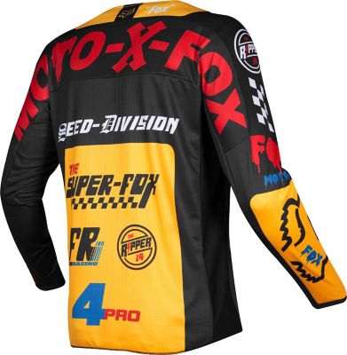 YTH 180 CZAR JERSEY  [BLK/YLW] XL | Fox Racing - Reino Unido