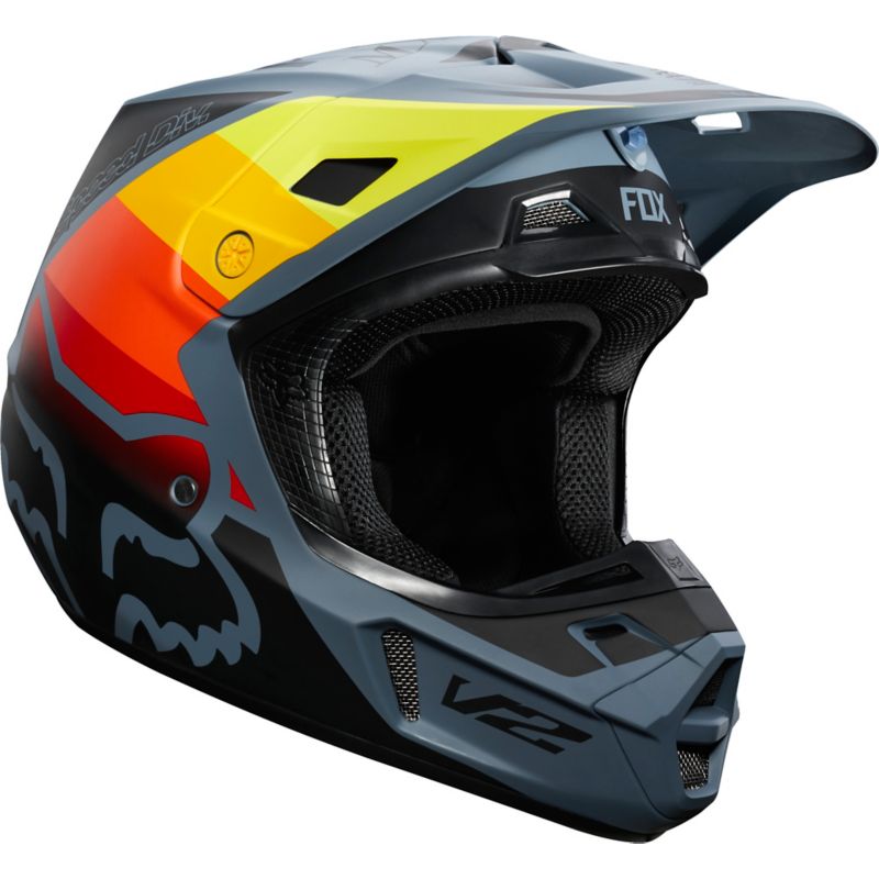 V2 MURC HELMET, ECE [BLU STL] S | Fox Racing - Espa&ntilde;a