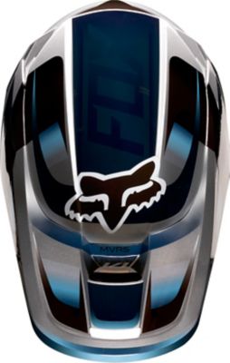 YTH V1 MOTIF HELMET [BLU/GRY] S | Fox Racing - Belgi&euml
