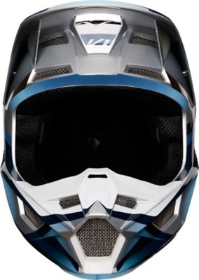 YTH V1 MOTIF HELMET [BLU/GRY] S | Fox Racing - Belgi&euml