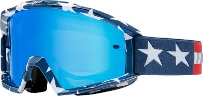Main Goggle Stripe Wht Rd Blu Ns Fox Racing