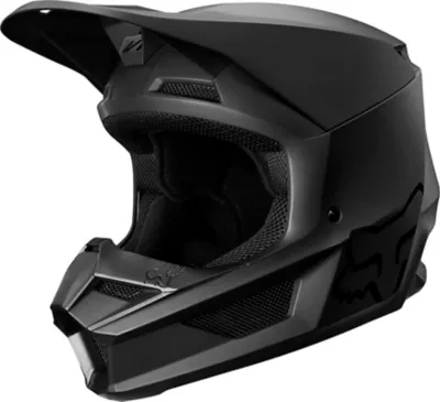 Fox black sale helmet