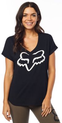 Responded Short Sleeve V-Neck - Top