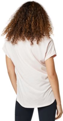 Responded Short Sleeve V-Neck - Top