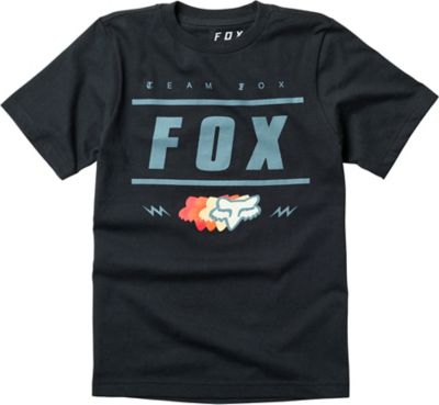 Youth Team 74 Ss Tee Blk Ys Fox Racing Sverige