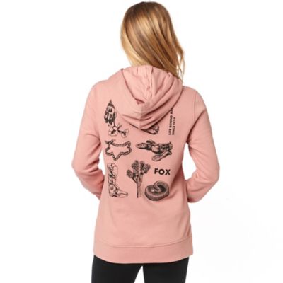 pink fox racing hoodie