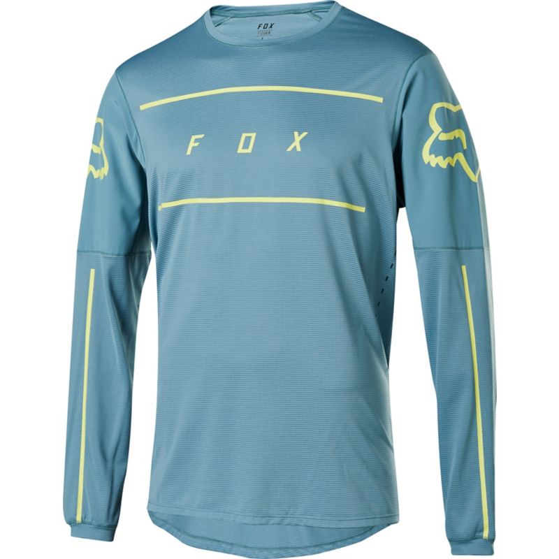 FLEXAIR LS FINE LINE JERSEY [LT BLU] S | Fox Racing - Italia