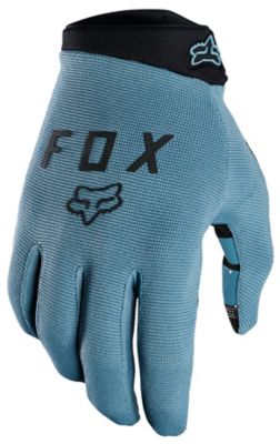 fox mtb gloves blue