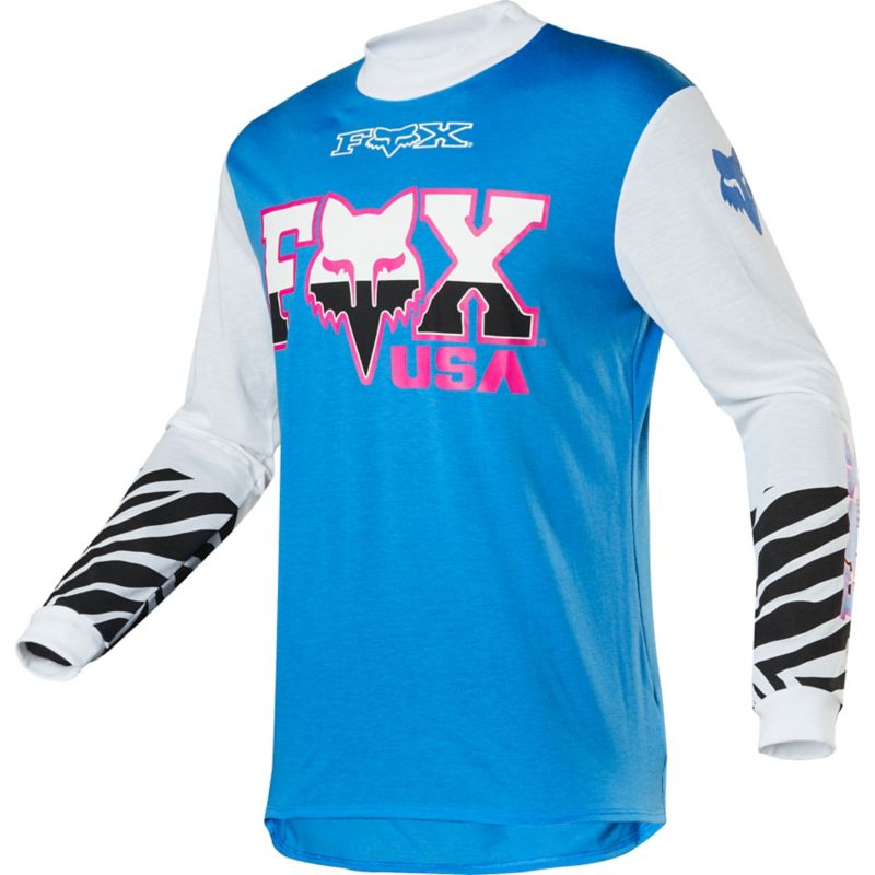 RETRO ZEBRA JERSEY [CYN] XL | Fox Racing - Espa&ntilde;a