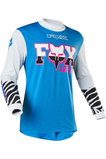 RETRO ZEBRA JERSEY [CYN] XL