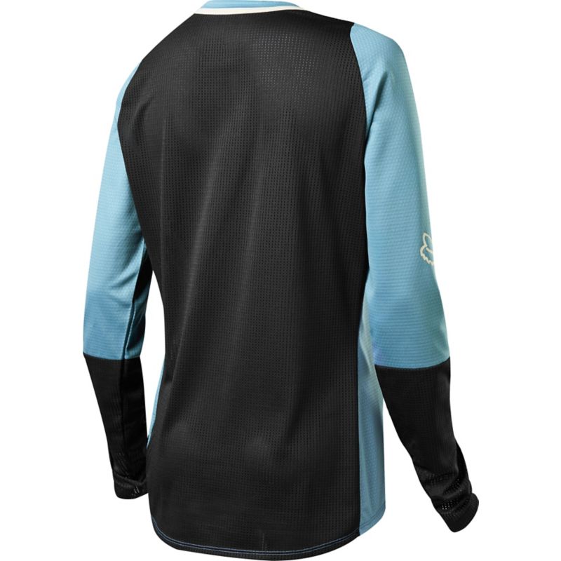 WMNS DEFEND LS JERSEY [LT BLU] XS