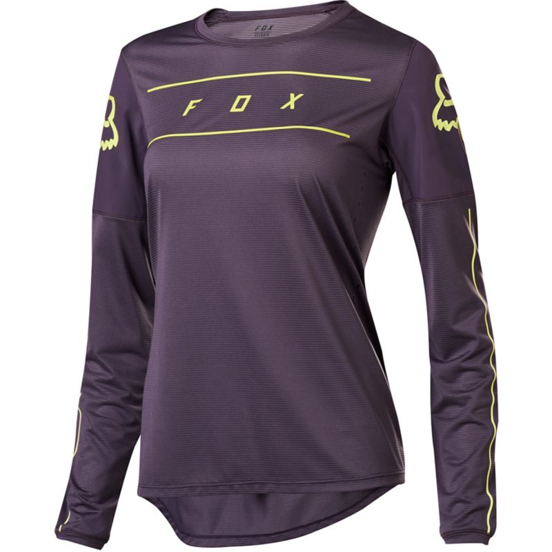 WMNS FLEXAIR LS JERSEY [DRK PUR] XS | Fox Racing - VK