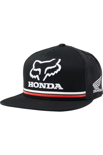FOX HONDA SNAPBACK HAT [BLK] OS