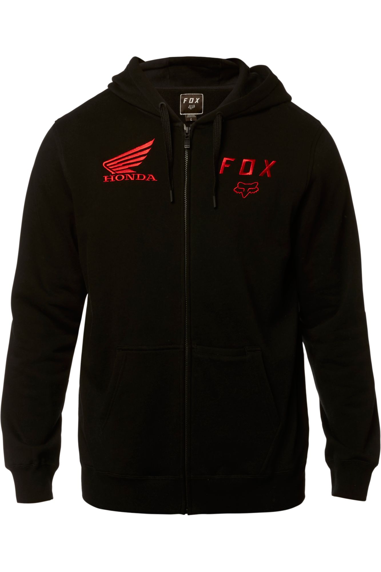 FOX HONDA ZIP FLEECE [BLK] M