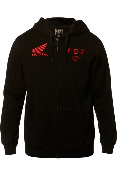 FOX HONDA ZIP FLEECE [BLK] M