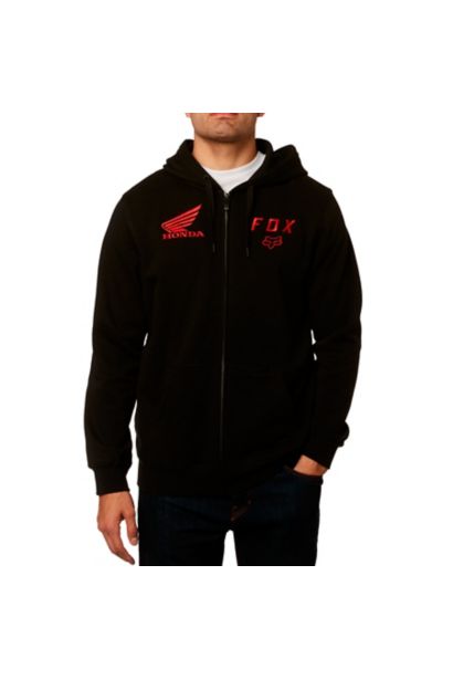 FOX HONDA ZIP FLEECE [BLK] M