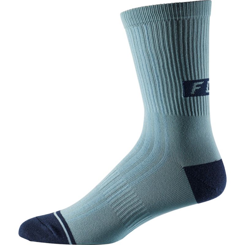 8" TRAIL SOCK [LT BLU] S/M | Fox Racing - SE