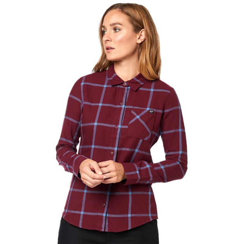 ROOST FLANNEL [CRNBRY] S | Fox Racing - DK
