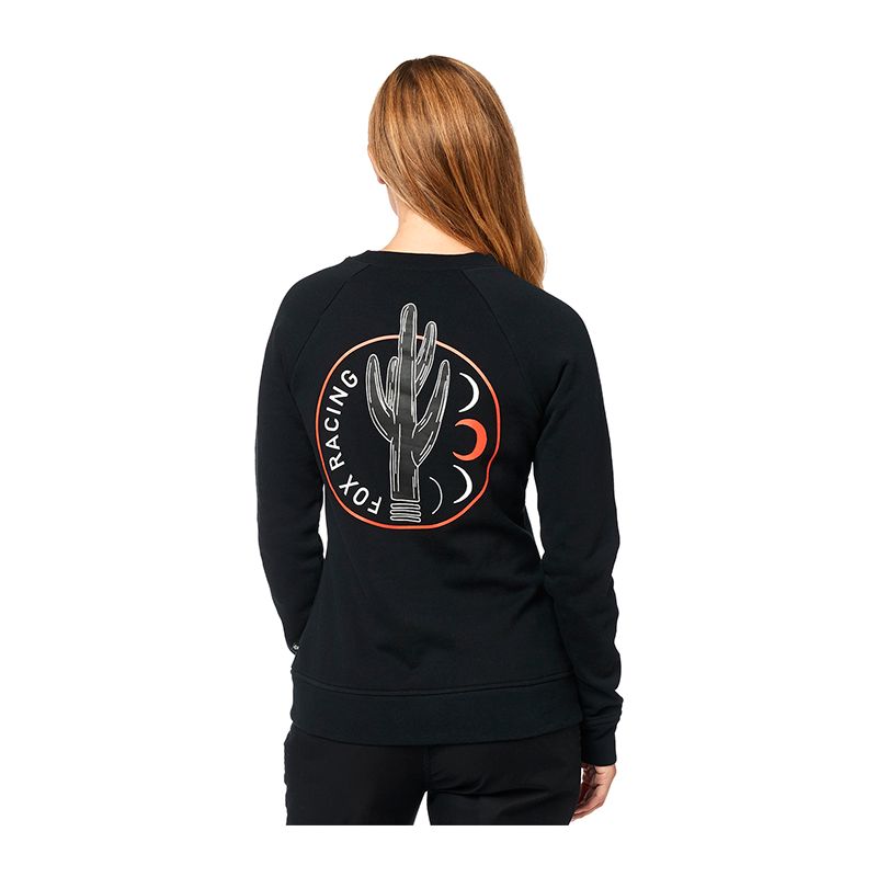 WILD N FREE CREW FLEECE [BLK] XS