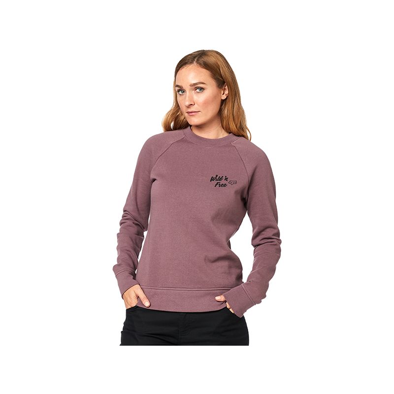 WILD N FREE CREW FLEECE [PUR] XS | Fox Racing - DK
