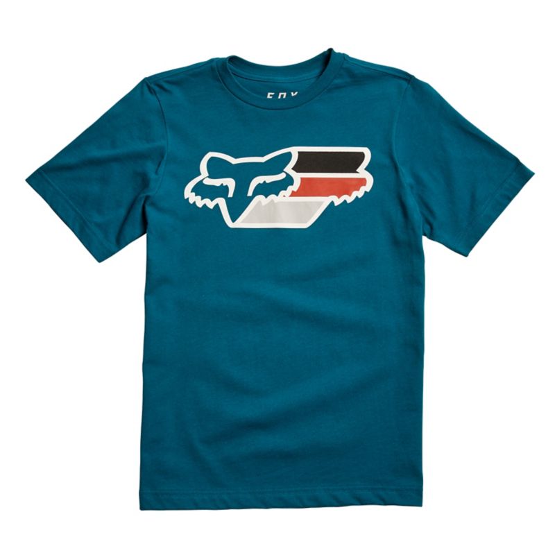 YOUTH FOX ULTRA SS TEE [M BLU] YS | Fox Racing - DK