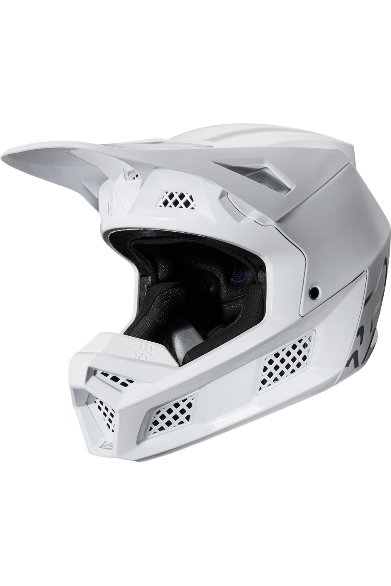 V3 SOLIDS HELMET, ECE [WHT/SLV] L