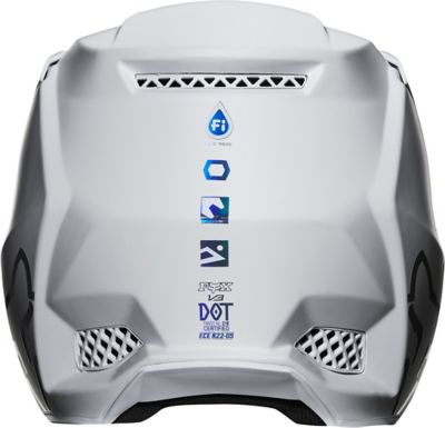 V3 SOLIDS HELMET, ECE [WHT/SLV] L | Fox Racing - Belgi&euml