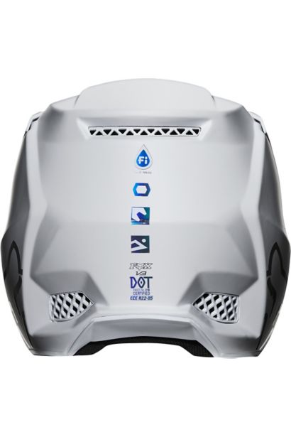 V3 SOLIDS HELMET, ECE [WHT/SLV] L