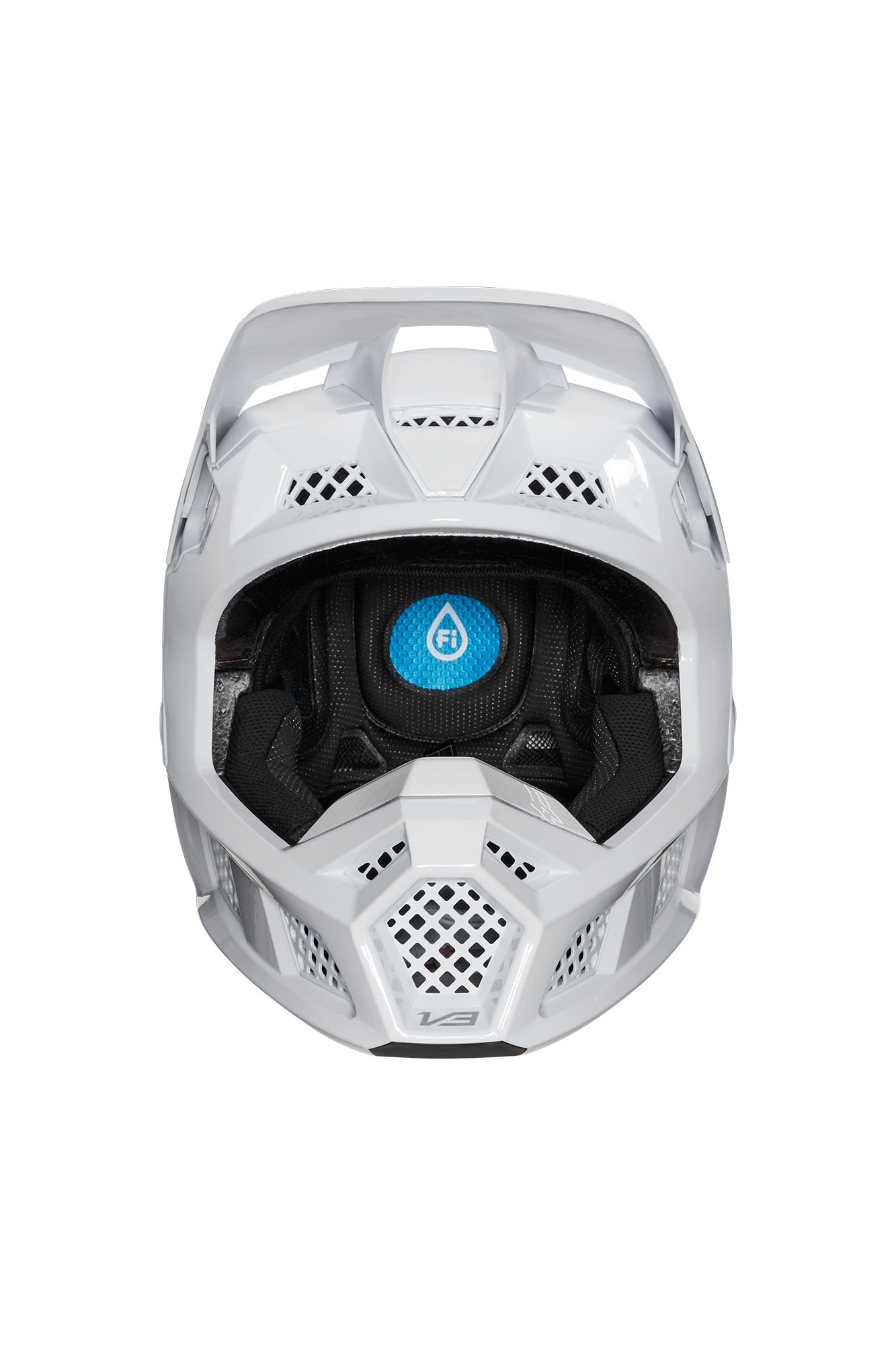 V3 SOLIDS HELMET, ECE [WHT/SLV] L