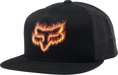 FLAME HEAD SNAPBACK HAT [BLK/ORG] OS | Fox Racing - DK