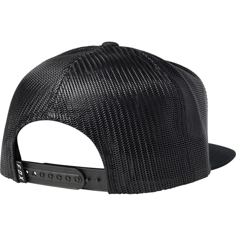 FLAME HEAD SNAPBACK HAT [BLK/ORG] OS