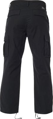black stretchy cargo pants
