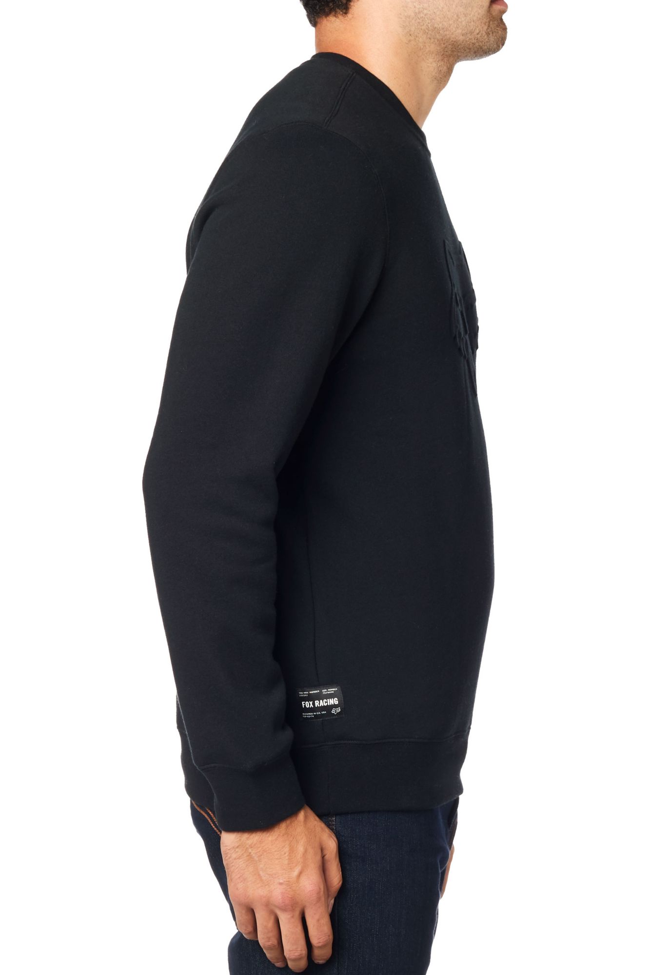 REFRACT DWR CREW FLEECE [BLK] S