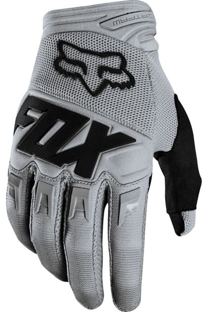 YTH DIRTPAW GLOVE - RACE [GRY] YXS