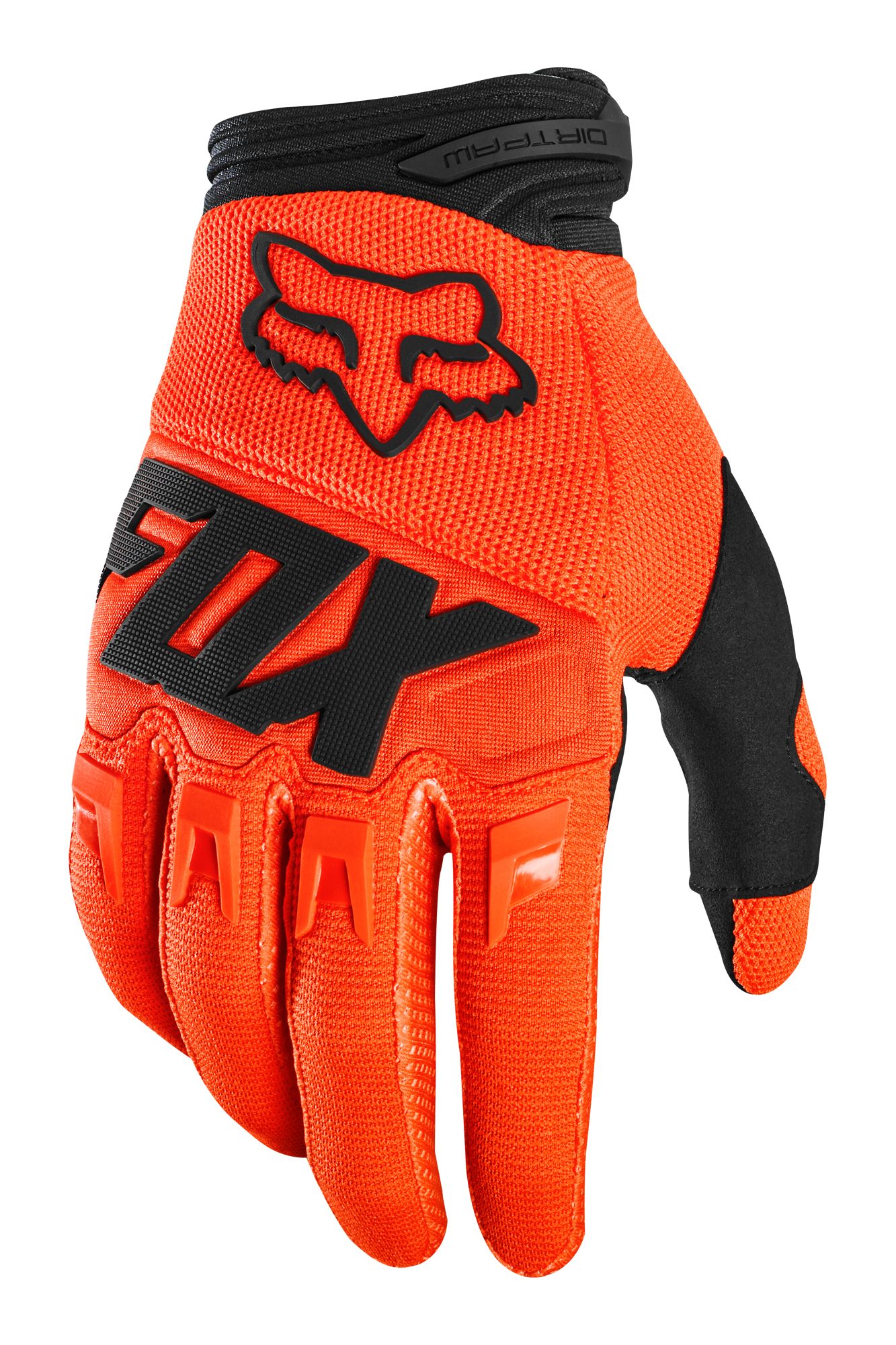 YTH DIRTPAW GLOVE - RACE [FLO ORG] YXS