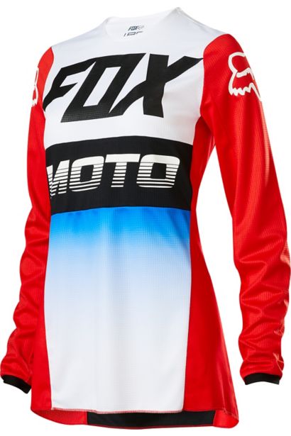 WMNS 180 FYCE JERSEY [BLU/RD] XS