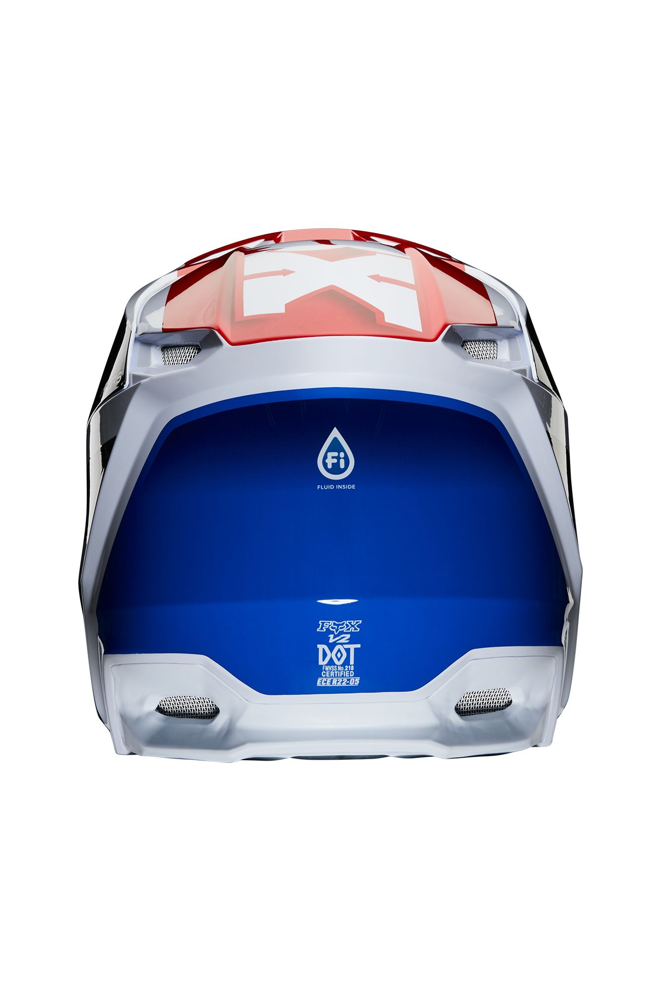 V2 HAYL HELMET, ECE [BLU/RD] XL