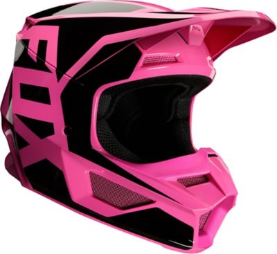 pink youth dirt bike helmet