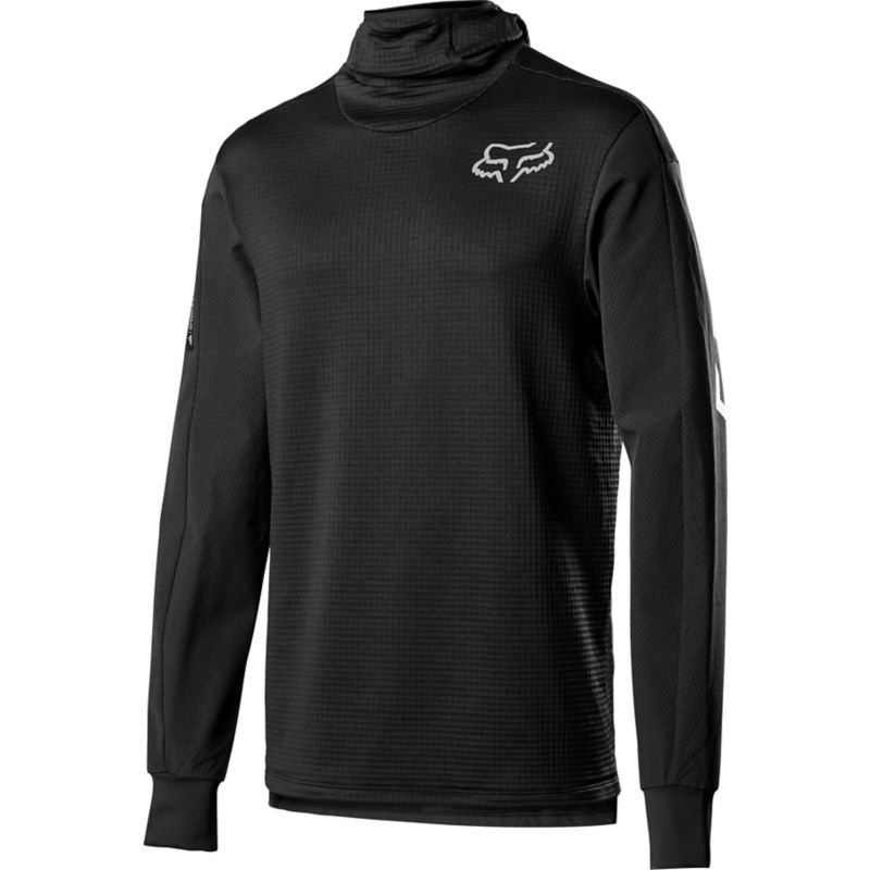 DEFEND THERMO HOODED JERSEY [BLK] S | Fox Racing - UK