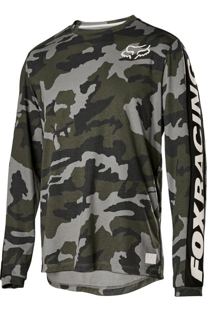 RANGER DR LS FOX JERSEY [GRN CAM] M