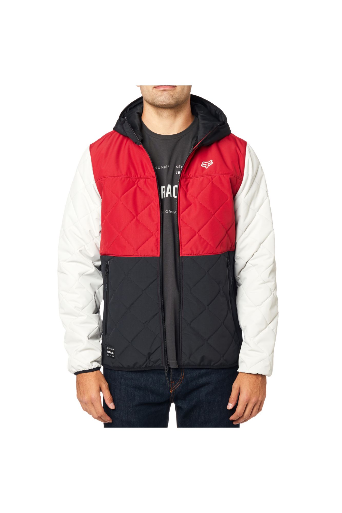 SKYLINE JACKET [BLK/RD] S