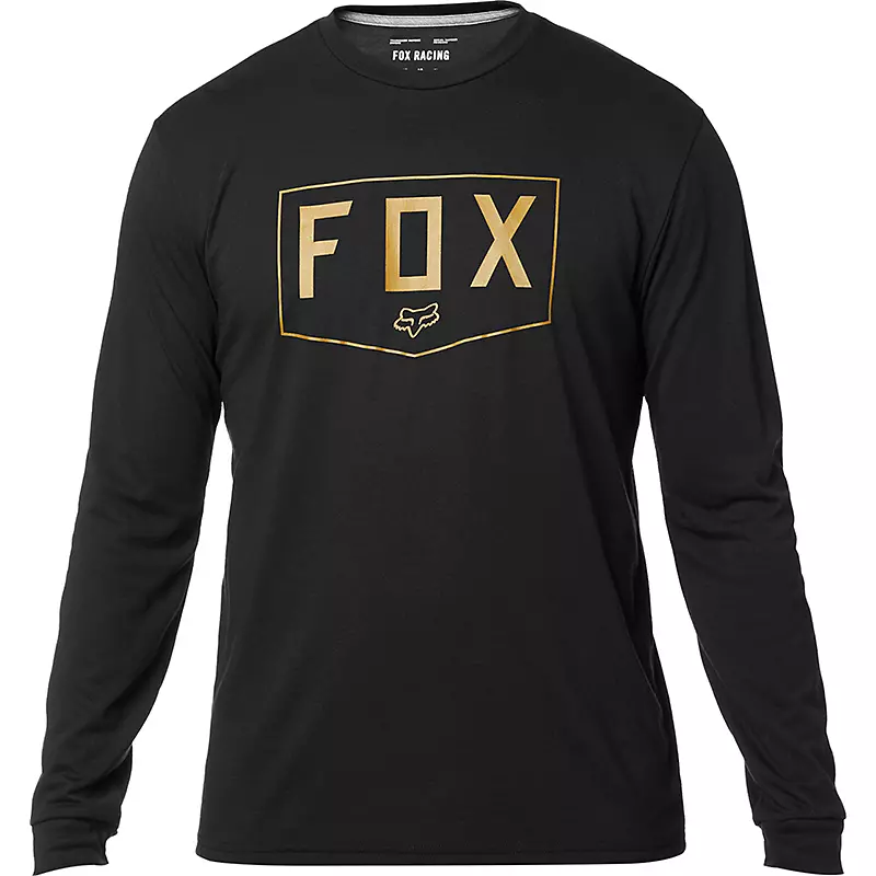 Fox Racing Shield Long Sleeve L/S Tech Tee Black 