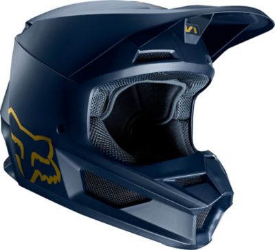 V1 NAVY/GOLD SE HELMET [NVY/GLD] 2X